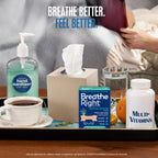 Breathe Right Extra Strength, Nasal Strips, Menthol Scent, Drug Free Nasal Congestion Relief for Better Breathing, Help Relieve Snoring, 26ct