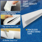 Desunqin 46.5" 16PCS Peel and Stick Pool Cove for 18' Round Above Ground Pool, Closed Cell Foam Peel and Stick Above Ground Pool Cove with Adhesive Backing, Protect Pool Liner, Prevents Excess Wear