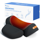 3 in-1 Cordless Neck Massager Pillow with Heat, Vibration & Traction