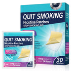 14mg Quit Smoking Patches, Step 2 Stop Smoking Aids Patches, 30 Count Transdermal System Patch, Quit Smoking Stickers that Work with 2 Weeks, Easy and Effective Help to Quit