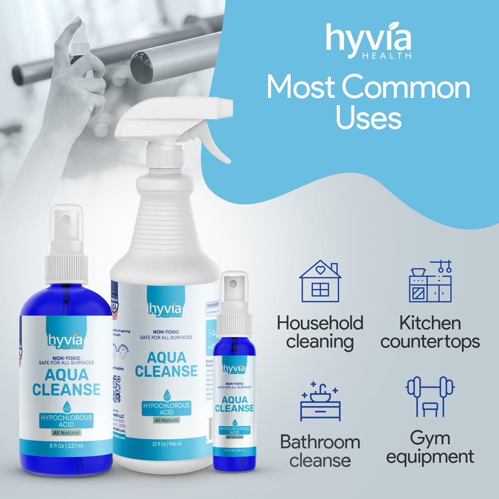 AquaCleanse Hypochlorous Acid HOCl Best 1 Gallon Bulk All-Purpose Cleaner