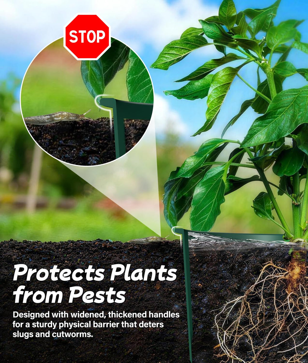 7 inch Planting Grow Rings, 6 PCS Plant Rings for Outdoor Plants, Perfect for Deep Root Watering Veggies Herbs and Flowers