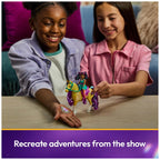 Unicorn Academy, Ava & Plant Magic Leaf with Light-up Effect, 2 Riding Accessories, Dolls & Unicorn Toys for Girls Ages 4 and up