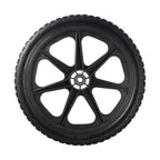 Marathon 92010-2PK Flat-Free 20" Tire and Wheel Assembly, Centered Hub, Ball Bearings, Heavy-Duty Plastic Spoked Wheel, Replacement for Rubbermaid Big Wheel and other Carts, Easy Install, 2 Pack