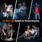 Stocking Stuffers for Men Adult Rechargeable Neck Work Light, Gifts for Men