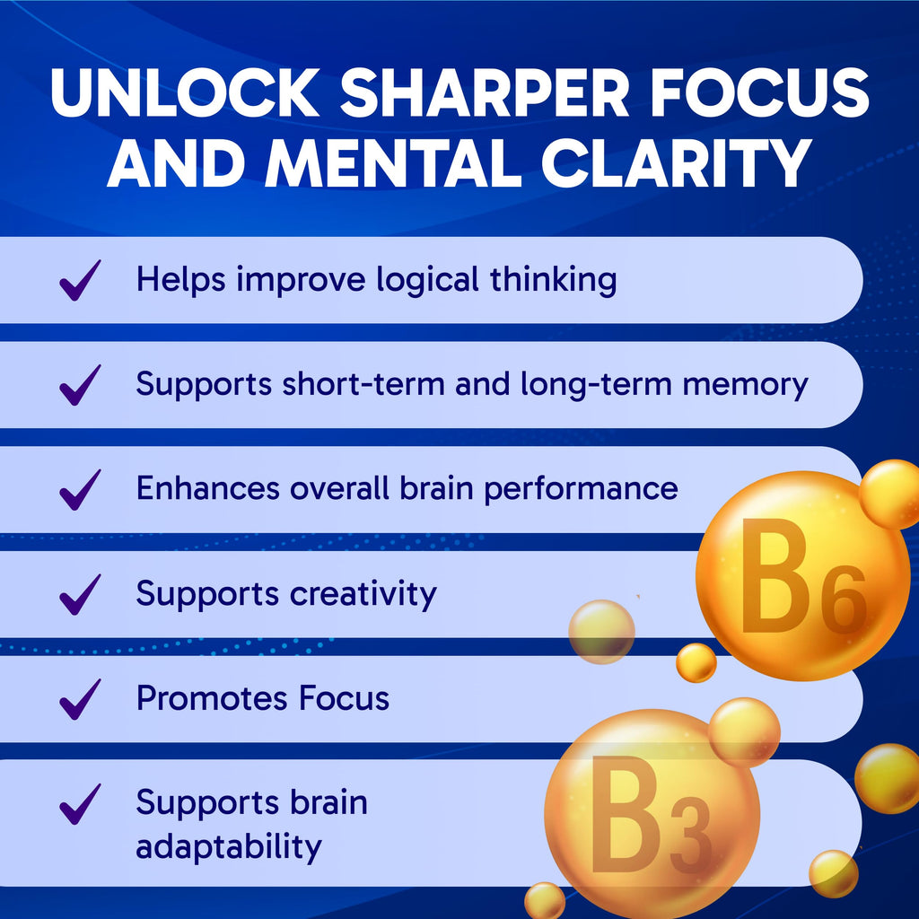 Clinical Effects Ideal Brain - Dietary Supplement for Nootropic Focus and Memory Support - 30 Capsules - B Vitamins, GABA, Alpha-GPC - Helps Support Mental Focus, and Optimal Brain Function