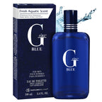 PB ParfumsBelcam G Eau Blue Eau de Toilette Spray ��� Men���s Cologne, Long-Lasting Summer Fragrance for Men and Teen Boys, Perfume para Hombre ��� 3.4 Fl Oz ��� Fresh Blue Scent