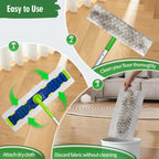 Senowi Heavy Duty Dry Sweeping Cloths Compatible with Swiffer Sweeper XL Mop, Sweeper X-Large Dry Cloth Refills for Floor Mopping and Cleaning, Disposable Pet Dry Pads Refills, 80 Count