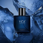 Ycz Midnight Marine Perfume for Men, 1.7 oz. Refreshing & Warm Masculine Scent for Daily Use Men's Casual Cologne Smell Fresh All Day A Gift for Any Occasion