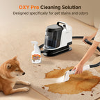 Uwant Portable Carpet and Upholstery for Deep Cleaner, 18Kpa Carpet Cleaner Machine for Cars, Pets with Pet Pro Solution and Self Cleaning Set of 1 for Spot, Rug, Couch