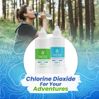 Chlorine Dioxide Kit - Hydrochloric Acid 4% and Sodium Solution (1x 4oz Solution A + 1x 4oz Solution B)