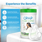 resplabs CPAP Mask Wipes Unscented Cleaner for Full Face, Nasal Masks & Supplies 110 Wipes