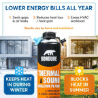 BONDURE Spray Foam Insulation, 40 Sq.Ft. (2x27.1 oz.) Closed Cell Spray Foam for Attic & Walls, Reduces Energy Bills, Accessories Not Included