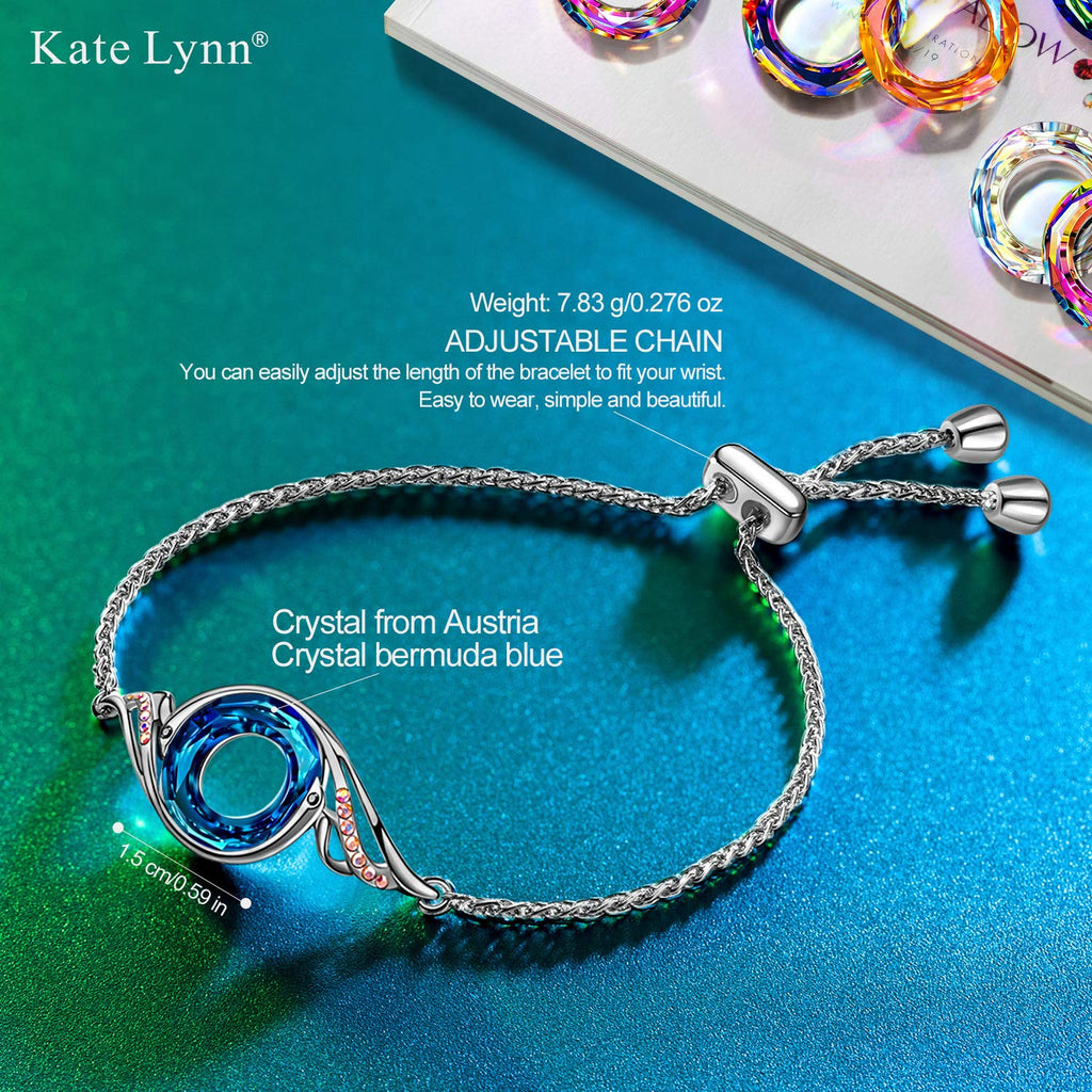 Kate Lynn Phoenix Bracelets Crystal Bracelet for Women Jewelry Gift Christmas Birthday Gifts for Women Mothers Day Gifts for Mom Wife Daughter Girlfriend Her Best Friends Lady Present