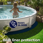 Shop Square 21-Foot Pool Liner Pad for Above Ground Pools - Under Padding, Above Ground Pad, Puncture Protection, Extend Liner Life, Durable Geotextile Material