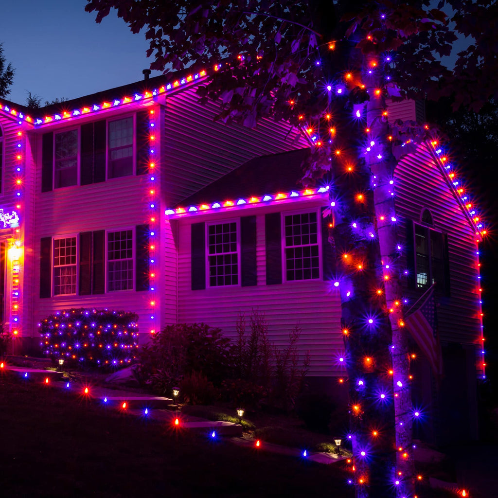 weillsnow 500 LED Halloween Lights Outdoor,164 FT Twinkle Lights Waterproof
