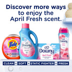 Downy Liquid Fabric Softener, April Fresh 2-in-1 Fresh & Soft, 140 Fl Oz, 190 Loads, Fabric Conditioner For Freshness And Softness