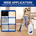 YHOVID Multi-Surface Floor Cleaning Solution Compatible with Tineco Vacuum Mop, Cleaner Refill for All Mopping Robot Vacuums and Cordless Wet/Dry Mops (4 Bottle Pack, Original)