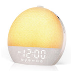 Geuuap Sunrise Alarm Clock White Noise Machine with Bluetooth Speaker,Khaki