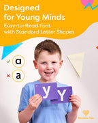 Spanish Alphabet Flash Cards - ABC Jumbo Flash Cards for Kids Ages 3-6 - Lowercase & Uppercase Letter Recognition Learning Game - Teacher Designed for Classroom, Preschool, Kindergarten & Toddlers