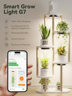 GLOWRIUM Puck Grow Light G7, Full Spectrum Grow Lights for Indoor Plants