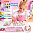 MAIGOZON 56 Pcs Scented Markers Art Supplies for Kids 4-8, Unicorn Toy Gift
