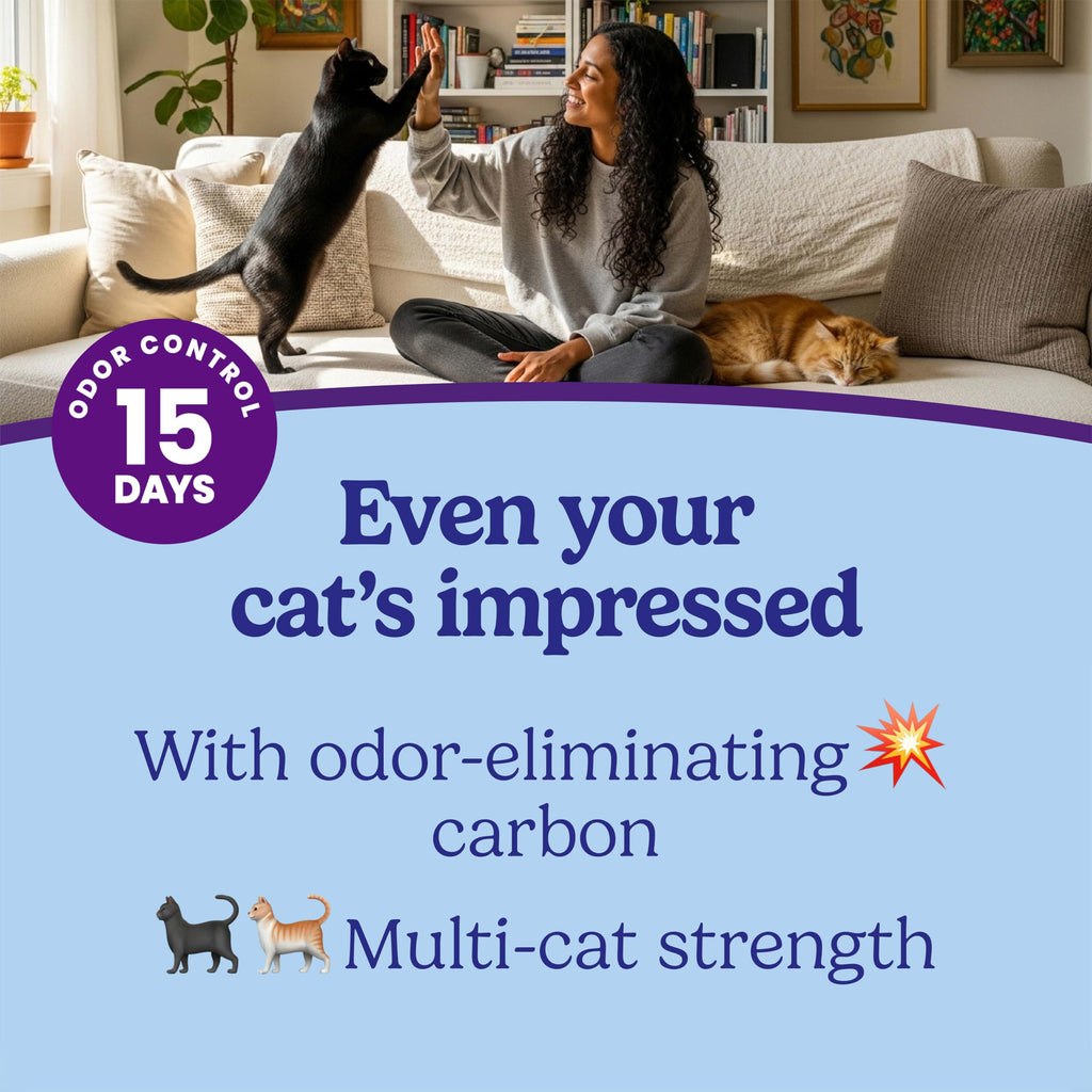 Fresh Step Advanced Odor Shield Multi Cat Clumping Cat Litter, 18.5 lb, 2Pk