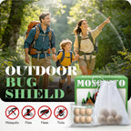 Mosquito Repellent for Patio 48 Balls - Natural Mosquito Repellent Indoor & Outdoor Use, Mosquito Deterrent for Yard - Long Lasting Mosquito Control for Camping, Travel & Home
