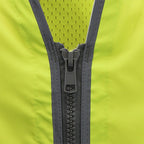 Radians SV55 Class 2 Heavy Woven Two Tone Engineer Vest With Padded Neck To Support Extra Weight In Cargo Pockets, Green, Medium