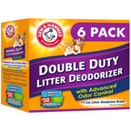 ARM & Hammer Cat Litter Deodorizer Double Duty, 20 oz, 6 Pack