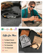 Tarsus Inspirational Bracelets for Men Gifts Encouragement Sobriety Greif