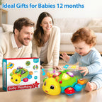 Baby Toys for 12 Months, Musical Crawling Infant Toys with Lights Sounds