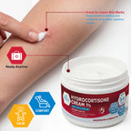 MED Pride 1% Hydrocortisone Cream Bulk 16 Oz Maximum Strength Itch Relief for Eczema, Dermatitis, Rashes, Mosquito Bites
