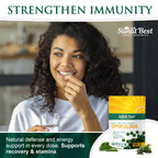 Sunlit Best - USDA Organic Spirulina Tablet - Natural Super Greens Supplements for Immune Support, Gut Health & Boost Energy Tablets with Chlorophyll, Vegan & High Protein Non GMO, 1000 Superfood Tabs