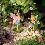 PRETMANNS Fairies for Fairy Garden Accessories Outdoor 2-Piece Fairy Set
