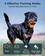 Jugbow Dog Shock Collar 2 Dogs (10-120Lbs) - 4200FT Dog Training Collars with Remote Control, IPX8 Waterproof Rechargeable E-Collars for Large Medium Small Dog