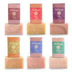 Bali Soap Premium Natural Soap Gift Set, Handmade in Bali, Plant Based Cold Process with Botanical Extracts, 6 Pack, Deeply Moisturizing, Free from Parabens Sulfates and Phthalates