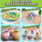 Premium Air Dry Clay for Kids - Natural Pottery Modeling Clay, 3.3lbs Arts & Crafts Supplies for School Classrooms, Kids Toy Gift for Christmas, White