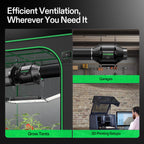 VIVOSUN T4 Smart Filtration Kit, Inline Fan, Controller, Carbon Filter,Duct