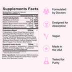 Ladywell Daily Hormone Balance Capsules | Natural Cycle Support for Women | Supports Mood, Bloating, Cramps, Skin Health & Cravings | with Chasteberry, B Vitamins, Ashwagandha, Saffron & More | 60 Ct
