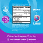 Daily Probiotic Capsule - Digestive Advantage 30 Capsules, Survives 100x Better, Lessens Bloating, Calcium, Promotes Digestive Health and Gut Flora, multi