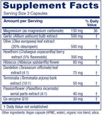 Vitanica VasoBlend, Cardiovascular Support, Vegan/Vegetarian, 180 Capsules