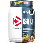Dymatize x Cocoa Pebbles ISO100 Whey Protein Powder Isolate, 25g of Protein, 20 Servings, 5.5g BCAAs, 120 Cal., Gluten Free, 1g Fat, 1g Sugar, 2g Carb