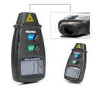 NEIKO 20713A Digital Tachometer, Noncontact Laser Photo Sensor with 2.5 to 99,999 RPM Accuracy, RPM Gauge Marker with Batteries Included