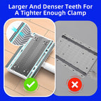 KZKR Mini Wet & Dry Sweeping Mop Touchless Disposable Mop Convenient Flat Dust Removal Multi-Surface Cleaning for Hardwood and Tile Floors, 1 Second Installation (Grey,White,2 Pack)