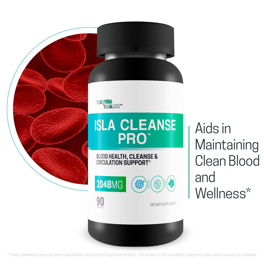 Isla Cleanse Pro - Our Best Vein Health & Artery Health Full Body Cleanse Detox Supplement - Blood Cleanse Detox - Island Cleanse Heart Healthy Solution - Arteries Cleanse Body Detox Cleanse Tea Caps