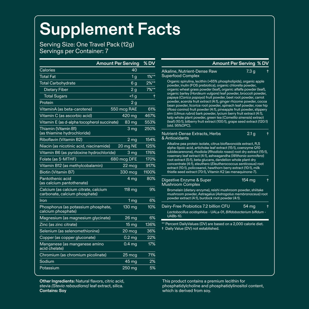 AG1 Next Gen Greens Powder Superfood, Multivitamin & Probiotic, Family Kit