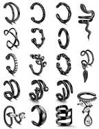 HAIAISO 18 Pcs Ear Cuffs Non Piercing for Women