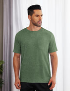 Deyeek Broken Arm Shirts for Men Soft Tear Away Side Snap Adaptive Tops