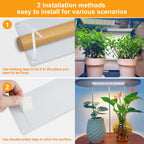 Grow Light,Ultra-Thin Panel Grow Lights for Indoor Plants,644LEDs Full Spectrum Grow Lights for Under Cabinet Plant, Grow Lamp with 3/9/12H Timer,10 Dimmable Levels for Plants Growing (4pcs Pro)